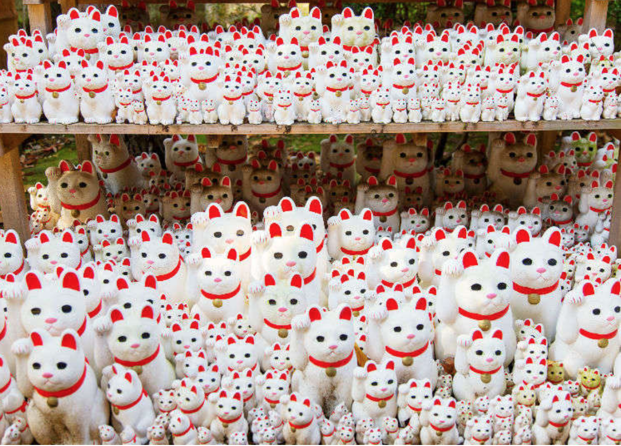 Gotokuji temple manekineko